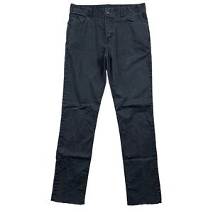 James Perse Pants Mens 33x32 Black 5 Pocket Heavy Brushed Twill Chino Cotton
